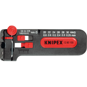 Knipex KN 12 80 100 - Abisolierwerkzeug, 100 mm, 0,3-1,0 mm²