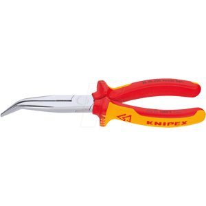 Knipex KN 26 26 200 - VDE- Flachrundzange, 40° gebogen, 200 mm