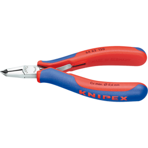 Knipex KN 64 62 120 - Elektronik-Vornschneider, 120 mm, spiegelpoliert