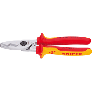 Knipex KN 95 16 200 - Kabelschere, 200 mm, für Cu und Al-Kabel, Ø 20,0 mm, 70,0 mm²