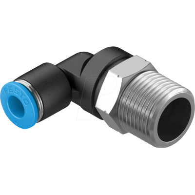 FESTO 190660 - Steckverschraubung, L-Form, mit Außensechskant, R3/8 Ø 6 mm FESTO 190660 - Steckverschraubung, L-Form, mit Außensechskant, R3/8 Ø 6 mm
