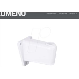 LUMENO - 6179W - Weiß - Loch 12,3 mm - Wandhalterung LUMENO - 6179W - Weiß - Loch 12,3 mm - Wandhalterung