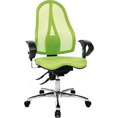 Topstar Sitness 15 Bürostuhl - Ergonomisch, Grün, Chrom Topstar Sitness 15 Bürostuhl - Ergonomisch, Grün, Chrom