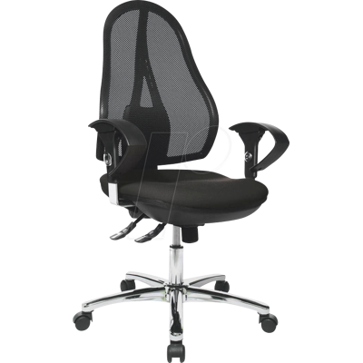 Topstar Bürostuhl Open Point SY Deluxe - Schwarz, Verstellbar, Netz, Stahlbasis Topstar Bürostuhl Open Point SY Deluxe - Schwarz, Verstellbar, Netz, Stahlbasis