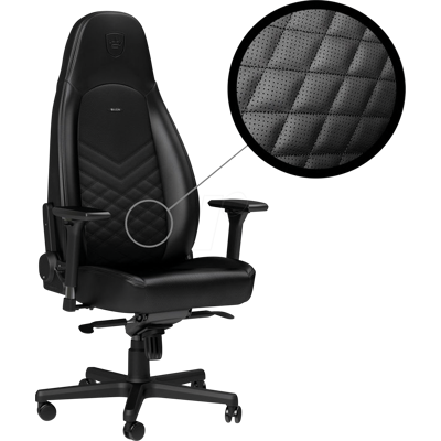 NBL-ICN-PU-BLA - noblechairs ICON Gaming Stuhl - schwarz NBL-ICN-PU-BLA - noblechairs ICON Gaming Stuhl - schwarz