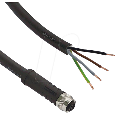 LED2WORK L2W 200100-16 - Sensor Kabel - 10 m - M12 S - für 230V LED-Leuchten LED2WORK L2W 200100-16 - Sensor Kabel - 10 m - M12 S - für 230V LED-Leuchten