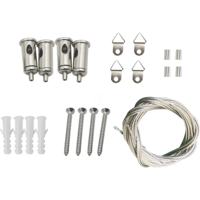 Heitronic HEIT VO-501447 - Drahtseilaufhängung für LED-Panel, 1,5 m Heitronic HEIT VO-501447 - Drahtseilaufhängung für LED-Panel, 1,5 m
