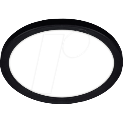 BLULAXA 50956 - Deckenleuchte, 12 W, 1200 lm, 3000 K, schwarzer Ring BLULAXA 50956 - Deckenleuchte, 12 W, 1200 lm, 3000 K, schwarzer Ring