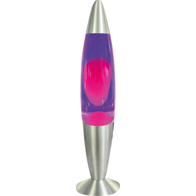 BLULAXA 49984 - LED Lavaleuchte, 20 W, 339 x 62 mm, rosa Wachs + lila Flüssigkei BLULAXA 49984 - LED Lavaleuchte, 20 W, 339 x 62 mm, rosa Wachs + lila Flüssigkei