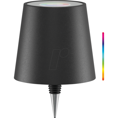 Goobay GB 76571 - LED Flaschenleuchte, RGBW, schwarz Goobay GB 76571 - LED Flaschenleuchte, RGBW, schwarz