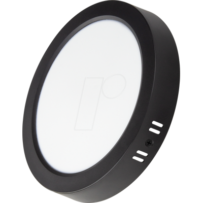 LUXULA LX300281 - LED Aufbau Downlight, rund, schwarz, 12W, IP44, 1200lm, CCT LUXULA LX300281 - LED Aufbau Downlight, rund, schwarz, 12W, IP44, 1200lm, CCT