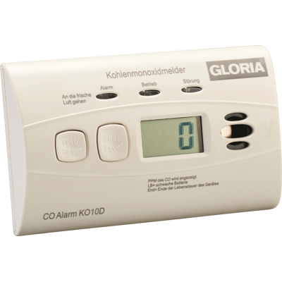 GLORIA KO10D - Kohlenmonoxidmelder GLORIA KO10D - Kohlenmonoxidmelder