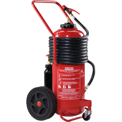 GLORIA P50 G - Feuerlöscher, Pulver, 50 kg, fahrbar GLORIA P50 G - Feuerlöscher, Pulver, 50 kg, fahrbar