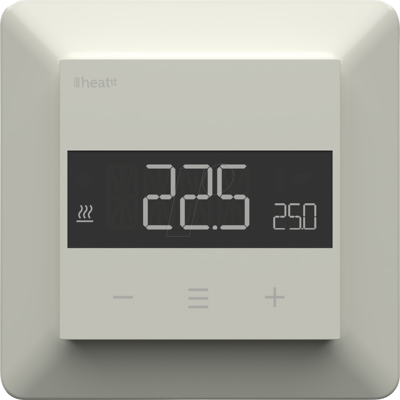 HEATIT 5430567 - Thermostat, Z-Wave, RAL 9010 HEATIT 5430567 - Thermostat, Z-Wave, RAL 9010