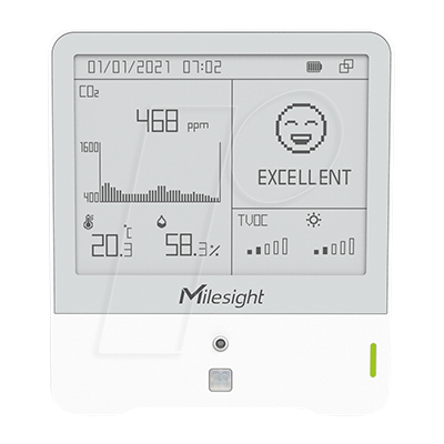 MILESIGHT AM308 Sensor für Innenraumumgebung LoRaWAN MILESIGHT AM308 Sensor für Innenraumumgebung LoRaWAN