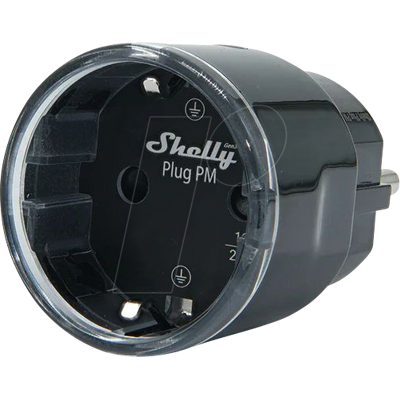 SHELLY PLUGPMG3B - Shelly Plug PM Gen3, schwarz SHELLY PLUGPMG3B - Shelly Plug PM Gen3, schwarz
