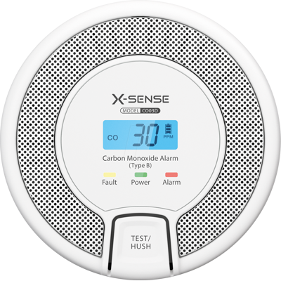 X-SENSE X-S CO03D-W - Kohlenmonoxid-Melder, RF-Funk, vernetzbar X-SENSE X-S CO03D-W - Kohlenmonoxid-Melder, RF-Funk, vernetzbar