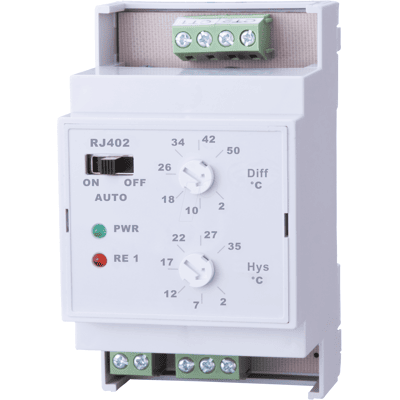ELEKTROBOCK EB RJ402 - Temperaturdifferenzschalter - IP20 ELEKTROBOCK EB RJ402 - Temperaturdifferenzschalter - IP20