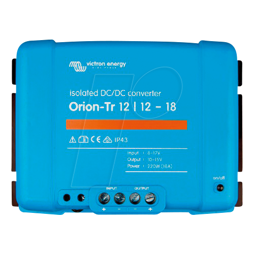 Victron Energy VE TR 12/12-18 - DC/DC Konverter, 12,7 V, 18 A