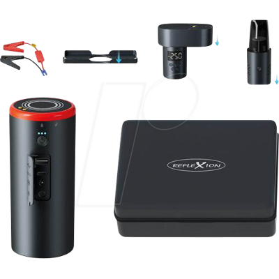 REFLEXION RXN CS2026 - Mobiler Kompressor, Powerbank, Jump-Starter, Staubsauger REFLEXION RXN CS2026 - Mobiler Kompressor, Powerbank, Jump-Starter, Staubsauger
