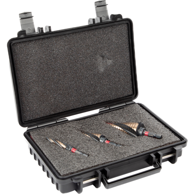 C.K CK T3016 SET - Satz mit 3 Vorteck HSS-Kobalt-Stufenbohrern C.K CK T3016 SET - Satz mit 3 Vorteck HSS-Kobalt-Stufenbohrern