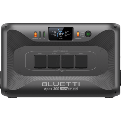 BLUETTI APEX300 - Bluetti Apex 300, Powerstation, 3840 W, 2765 Wh BLUETTI APEX300 - Bluetti Apex 300, Powerstation, 3840 W, 2765 Wh