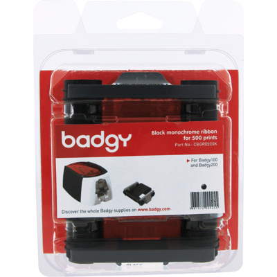 EVOLIS BADGY CBGR0500K - Farbbandkassette für Badgy 100 / 200, schwarz EVOLIS BADGY CBGR0500K - Farbbandkassette für Badgy 100 / 200, schwarz