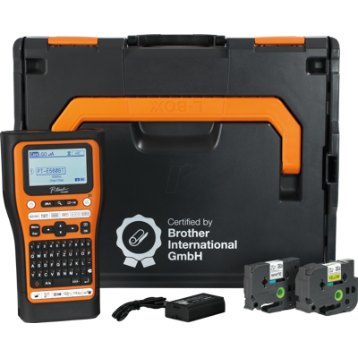 Brother P-TOUCH E560BTVG - Beschriftungsgerät, USB/Bluetooth, E560BT, mit L-BOXX Brother P-TOUCH E560BTVG - Beschriftungsgerät, USB/Bluetooth, E560BT, mit L-BOXX