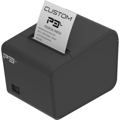 CUSTOM P3L - Bondrucker, POS/Kasse, Thermodirekt, LAN/USB/seriell CUSTOM P3L - Bondrucker, POS/Kasse, Thermodirekt, LAN/USB/seriell
