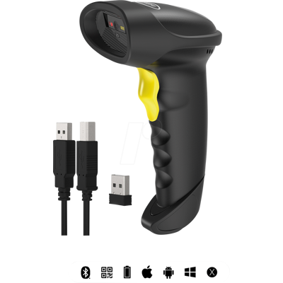 INATECK BCST50SW - Barcodescanner, 2D, Bluetooth/Funk/USB, BCST-50 INATECK BCST50SW - Barcodescanner, 2D, Bluetooth/Funk/USB, BCST-50