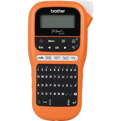 Brother P-TOUCH E110 - Beschriftungsgerät, mobil, QWERTZ, E110 Brother P-TOUCH E110 - Beschriftungsgerät, mobil, QWERTZ, E110