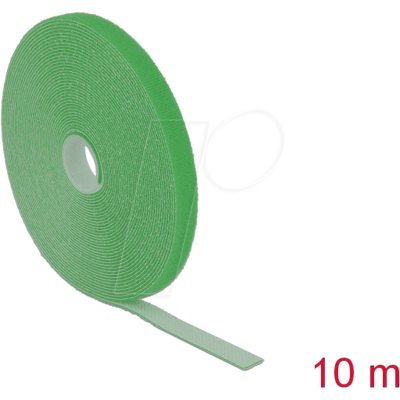 DELOCK 18728 - Klettband auf Rolle, 10 m x 13 mm, grün DELOCK 18728 - Klettband auf Rolle, 10 m x 13 mm, grün