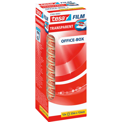 TESA 57402 - tesafilm® transparent, 33 m x 12 mm, 12 Rollen TESA 57402 - tesafilm® transparent, 33 m x 12 mm, 12 Rollen