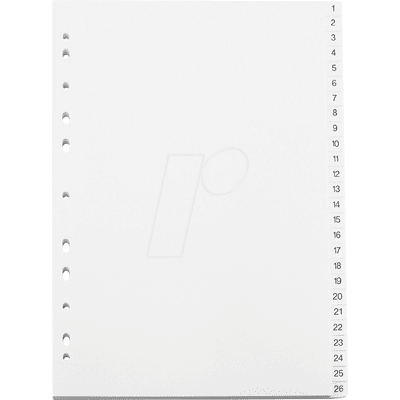 Durable KREG A4 1-52 - Kunststoffregister, A4 (1-52) Durable KREG A4 1-52 - Kunststoffregister, A4 (1-52)