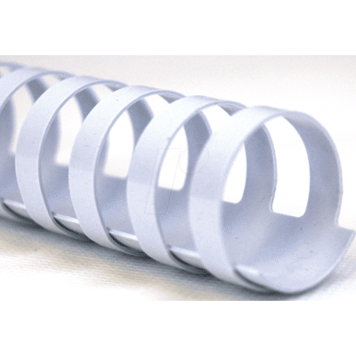 GBC 4028195 - Binderücken, Plastik, 10 mm, weiß, 100 Stück GBC 4028195 - Binderücken, Plastik, 10 mm, weiß, 100 Stück