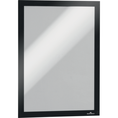 DURABLE 487201 - Info-Rahmen, A4, selbstklebend, aufklappbar, schwarz, 2 Stück DURABLE 487201 - Info-Rahmen, A4, selbstklebend, aufklappbar, schwarz, 2 Stück