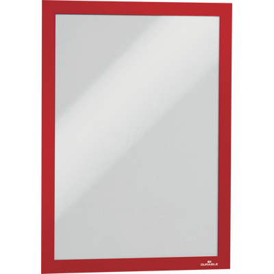 DURABLE 487203 - Info-Rahmen, A4, selbstklebend, aufklappbar, rot, 2 Stück DURABLE 487203 - Info-Rahmen, A4, selbstklebend, aufklappbar, rot, 2 Stück