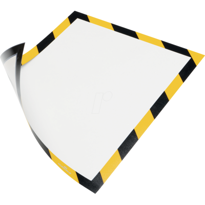 DURABLE 4945130 - Info-Rahmen, A4, magnetisch, schwarz/gelb, 5 Stück DURABLE 4945130 - Info-Rahmen, A4, magnetisch, schwarz/gelb, 5 Stück