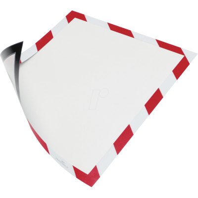 DURABLE 4945132 - Info-Rahmen, A4, magnetisch, rot/weiß, 5 Stück DURABLE 4945132 - Info-Rahmen, A4, magnetisch, rot/weiß, 5 Stück