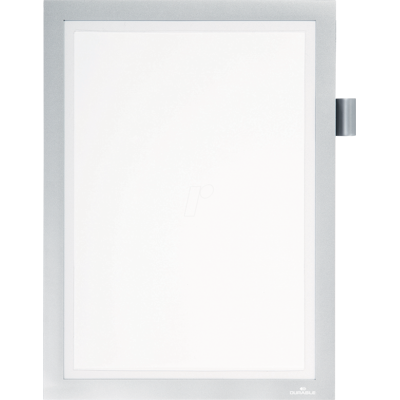 DURABLE 499323 - Info-Rahmen, A4, selbstklebend, offen, silber DURABLE 499323 - Info-Rahmen, A4, selbstklebend, offen, silber