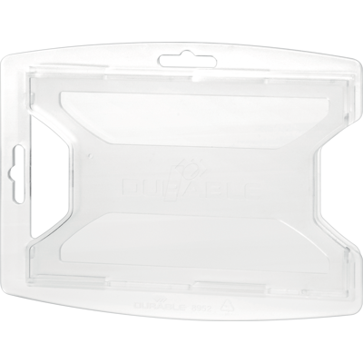 DURABLE 895219 - Ausweishalter, für 2 Karten, 10 Stück DURABLE 895219 - Ausweishalter, für 2 Karten, 10 Stück