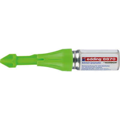 EDDING 8870 - Bohrloch Spraymarker, neongrün EDDING 8870 - Bohrloch Spraymarker, neongrün