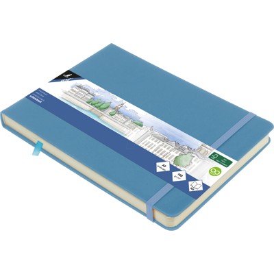 KANGARO 861315 - Skizzenbuch, A5, 80 Seiten, quer, sky blau KANGARO 861315 - Skizzenbuch, A5, 80 Seiten, quer, sky blau