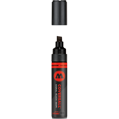 MOLOTOW MO360000 - Permanent Marker, CoversAll 360PI, 4-8 mm, schwarz MOLOTOW MO360000 - Permanent Marker, CoversAll 360PI, 4-8 mm, schwarz