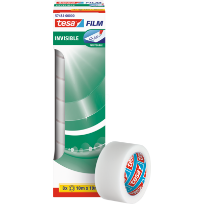 TESA 57484 - tesafilm® invisible, 10 m x 19 mm, 8 Rollen TESA 57484 - tesafilm® invisible, 10 m x 19 mm, 8 Rollen