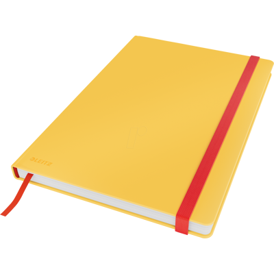 LEITZ 44830019 - Notizbuch, liniert (ca. B5), cosy, gelb LEITZ 44830019 - Notizbuch, liniert (ca. B5), cosy, gelb