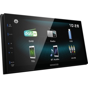 Kenwood KW DMX125DAB - 2-DIN-Moniceiver, DAB+, BT, Android, iPhone