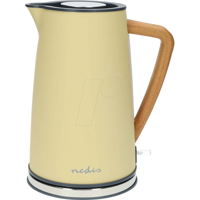 Nedis N KAWK510EYW - Wasserkocher, 1,7 l, 2200 W, gelb Nedis N KAWK510EYW - Wasserkocher, 1,7 l, 2200 W, gelb