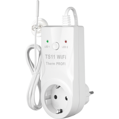 ELEKTROBOCK - TS11WTP - WiFi - Programmierbar - Thermostat-Steckdose ELEKTROBOCK - TS11WTP - WiFi - Programmierbar - Thermostat-Steckdose