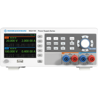 Rohde & Schwarz NGA142 Laborstromversorgung - 2 Ausgänge - 100V Max - 2A Max - 80W Rohde & Schwarz NGA142 Laborstromversorgung - 2 Ausgänge - 100V Max - 2A Max - 80W